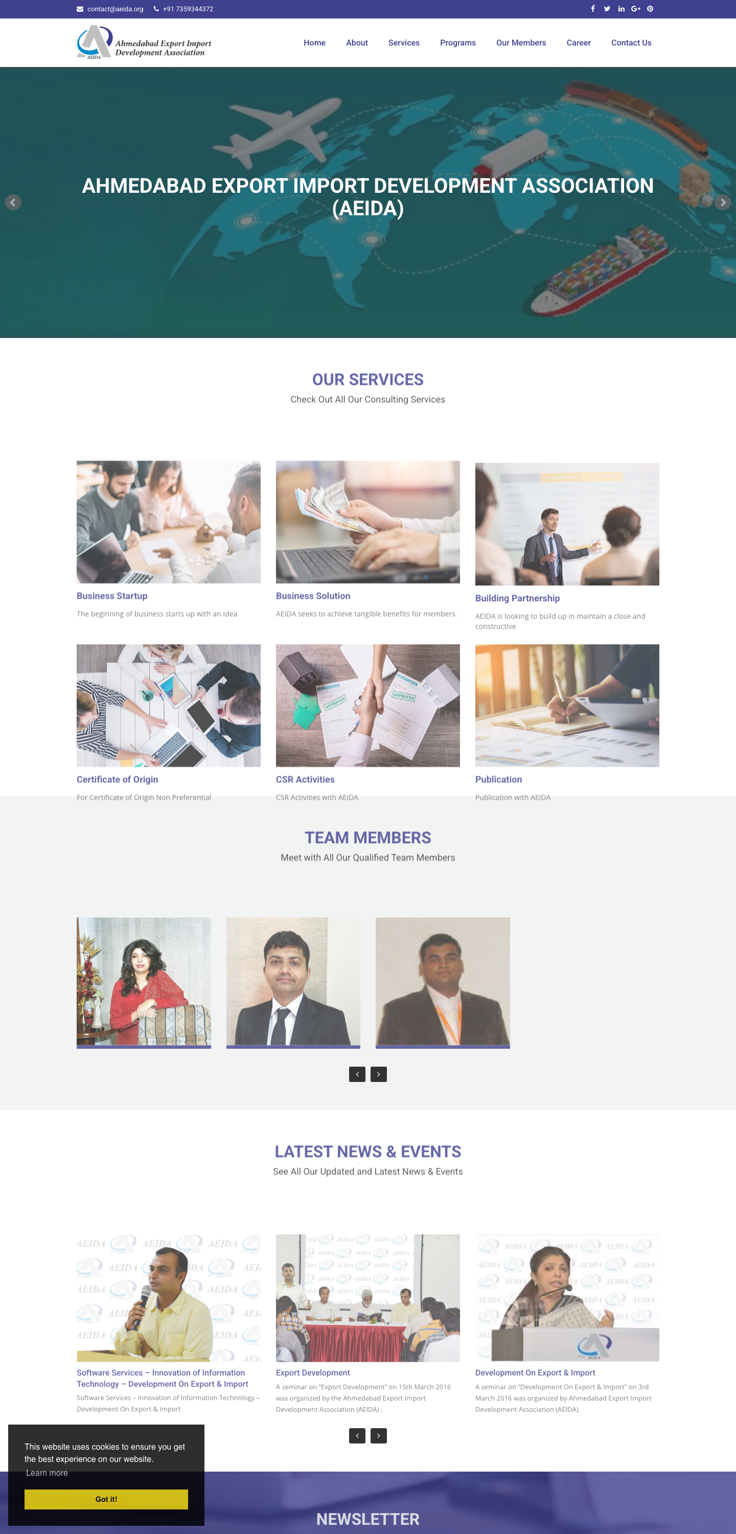 AEIDA Website